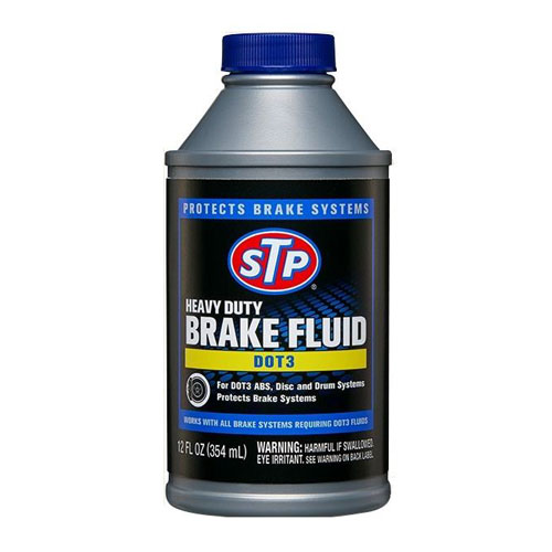 STP HEAVY DUTY BRAKE FLUID, DOT3  6/12 OZ