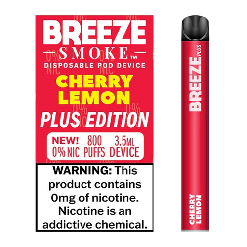 BREEZE SMOKE 800 0% NIC CHERRY LEMON