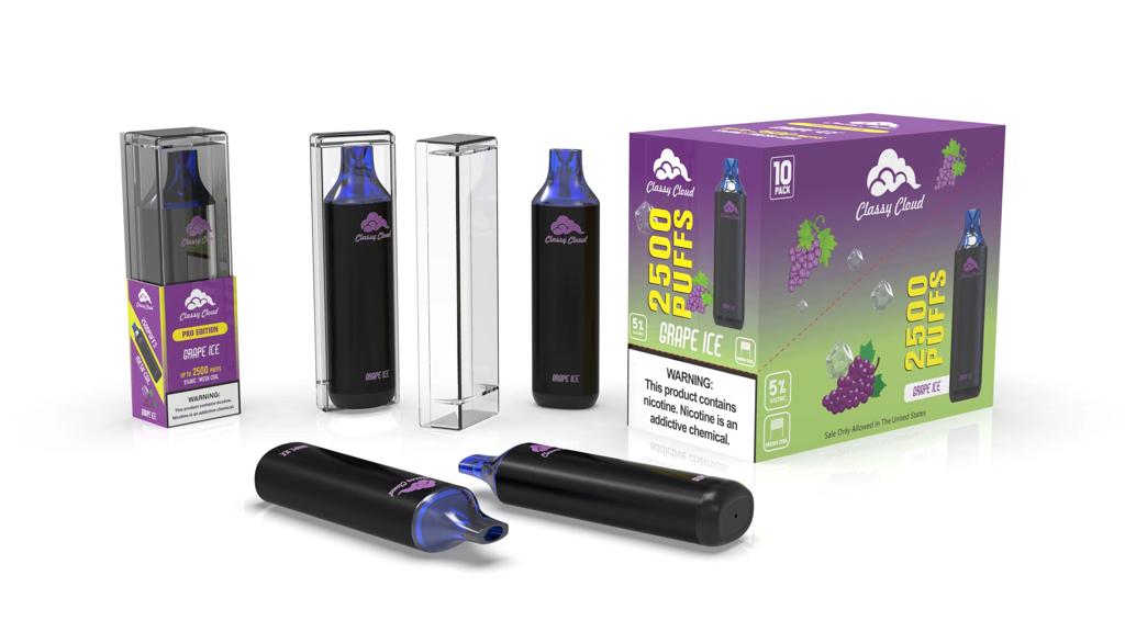 CLASSY CLOUD 2500 PUFFS GRAPE ICE