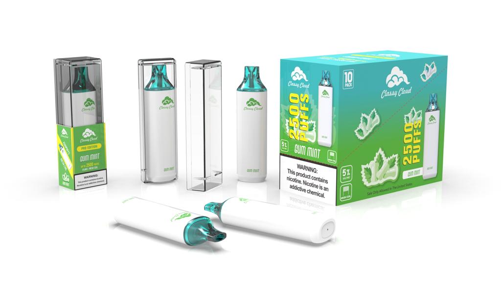 CLASSY CLOUD 2500 PUFFS GUM MINT