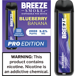 BREEZE PRO 2000 BLUEBERRY BANANA