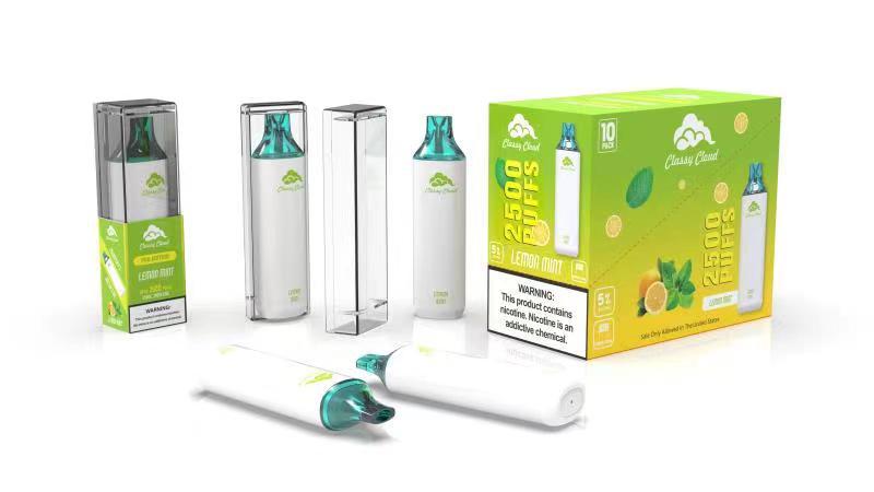 CLASSY CLOUD 2500 PUFFS LEMON MINT