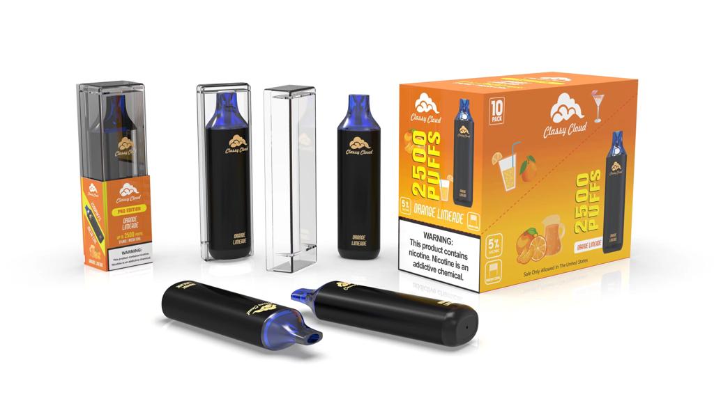 CLASSY CLOUD 2500 PUFFS ORANGE LIMEADE