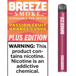 BREEZE SMOKE 800 PASSION FRUIT ORANGE GUAVA