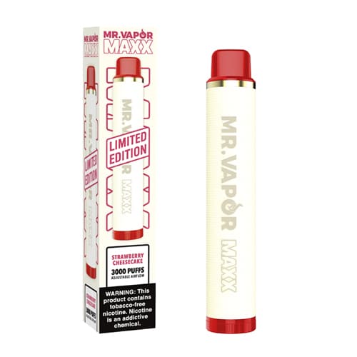 MR. VAPOR MAXX 3000 PUFFS-STRAWBERRY CHEESECAKE