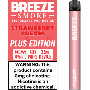 BREEZE SMOKE 800 STRAWBERRY CREAM