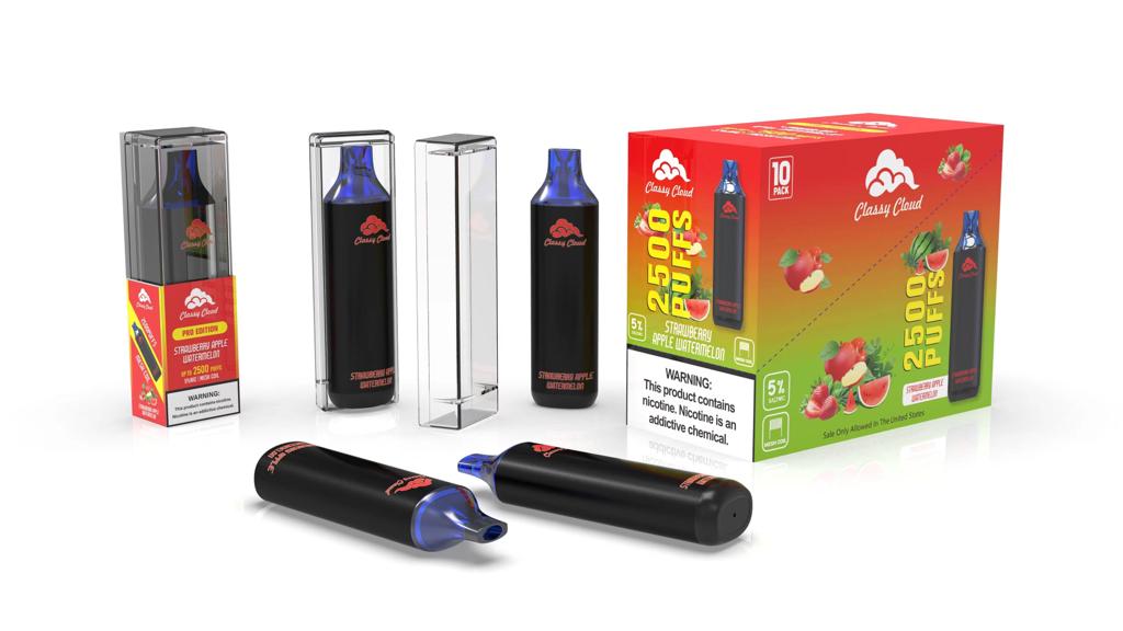 CLASSY CLOUD 2500 PUFFS STRAWBERRY APPLE WATERMELON