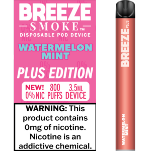 BREEZE SMOKE 800 0% NIC WATERMELON MINT