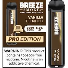 BREEZE PRO 2000 VANILLA TOBACCO