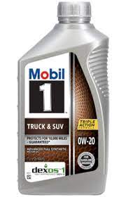 MOBIL1 0W-20 TRUCK & SUV 6/1QT