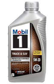 MOBIL1 5W-20 TRUCK & SUV 6/1QT