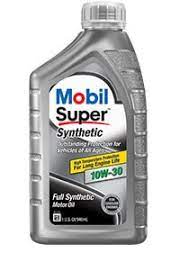 MOBIL SUPER SYNTHETIC 10W-30 6/1QT