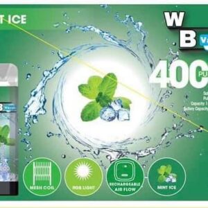 WB VAPES VCAN 4000 PUFFS MINT ICE