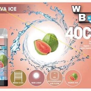 WB VAPES VCAN 4000 PUFFS GUAVA ICE