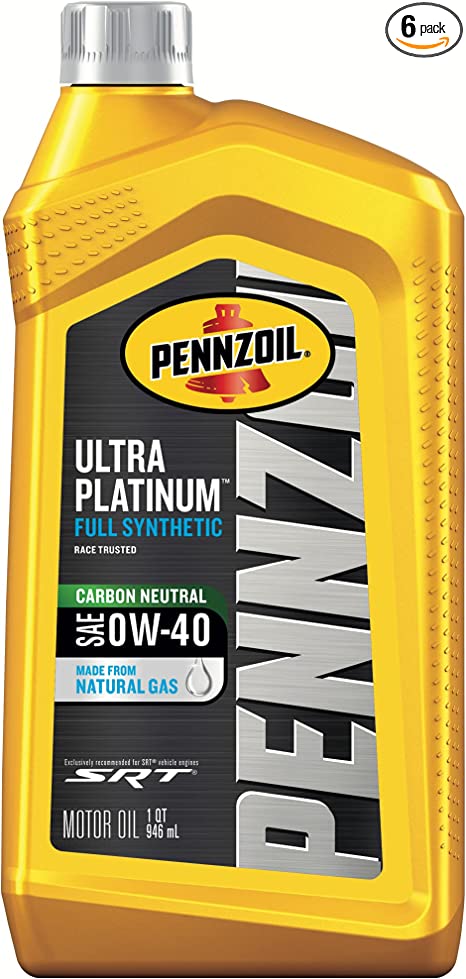 PENNZOIL ULTRA PLATINUM FULL SYNTHETIC 0W-40  6/1QT