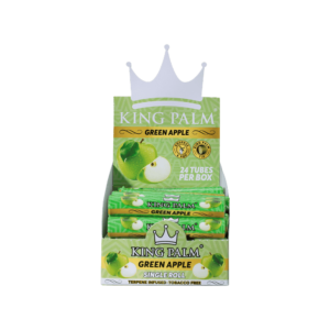 KING PALM SINGLE ROLL GREEN APPLE - 24 CT/BOX