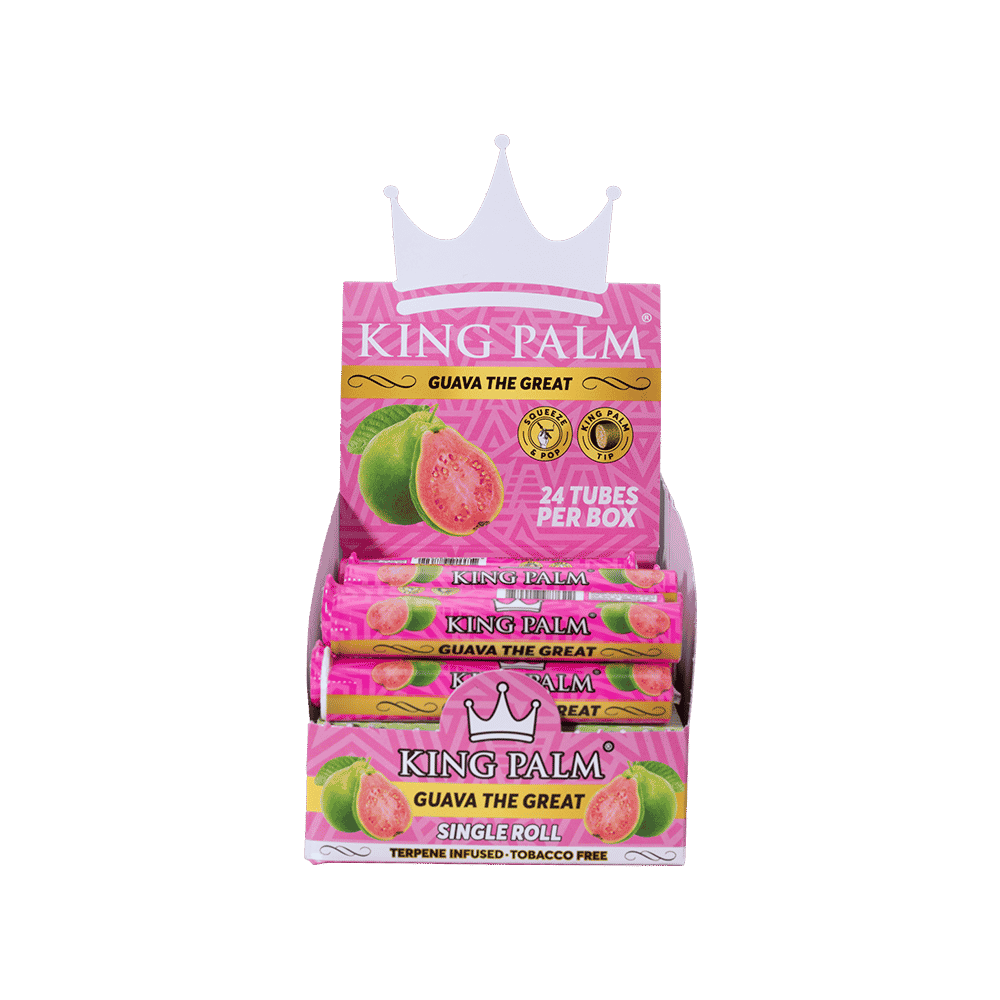 KING PALM SINGLE ROLL GUAVA THE GREAT – 24 CT/BOX