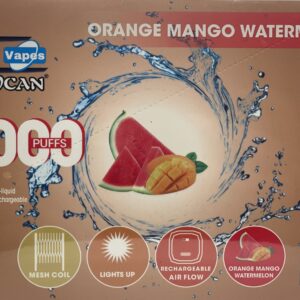 WB VAPES VCAN 4000 PUFFS ORANGE MANGO WATERMELON