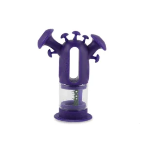 OOZE TRIP SILICONE GLASS WATER PIPE- PURPLE