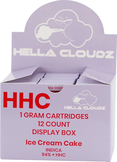 HELLA CLOUDZ HHC 1GRAM CARTRIDGES- DEEP SLEEP(12 COUNT)