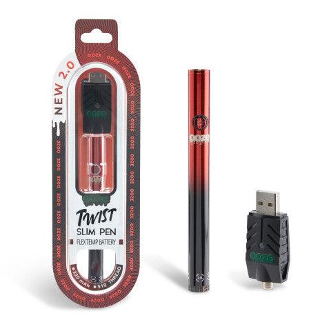 OOZE TWIST SLIM PEN FLEX TEMP BATTERY NEW 2.0- MIDNIGHT SUN ($14.99 Per Unit)