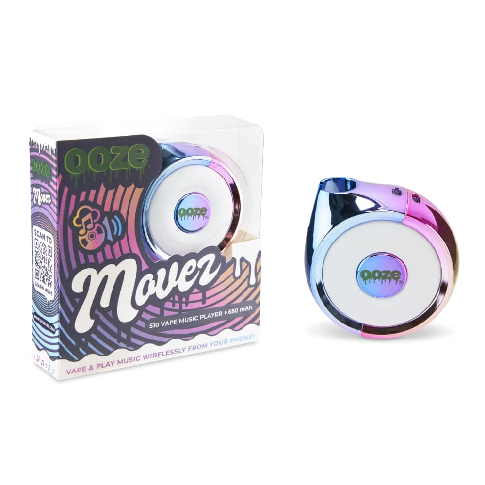 OOZE MOVEZ WIERLESS SPEAKER 510 VAPE BATTERY 12CT- RAINBOW (44.99 Each)