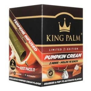 KING PALM 2 MINI ROLLS- PUMPKIN CREAM