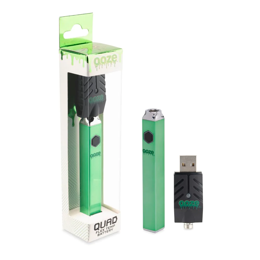 OOZE QUAD FLEX TEMP BATTERY- MARY JADE ($14.99 Per Unit)