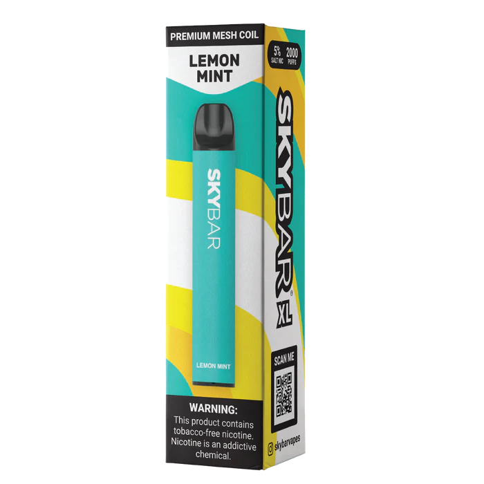 SKYBAR XL 2000 PUFFS LEMON MINT