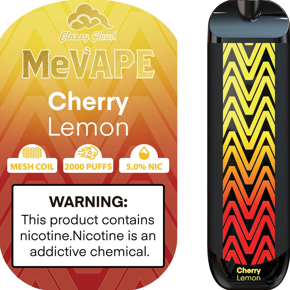 MEVAPE 2000 PUFFS CHERRY LEMON 10 CT