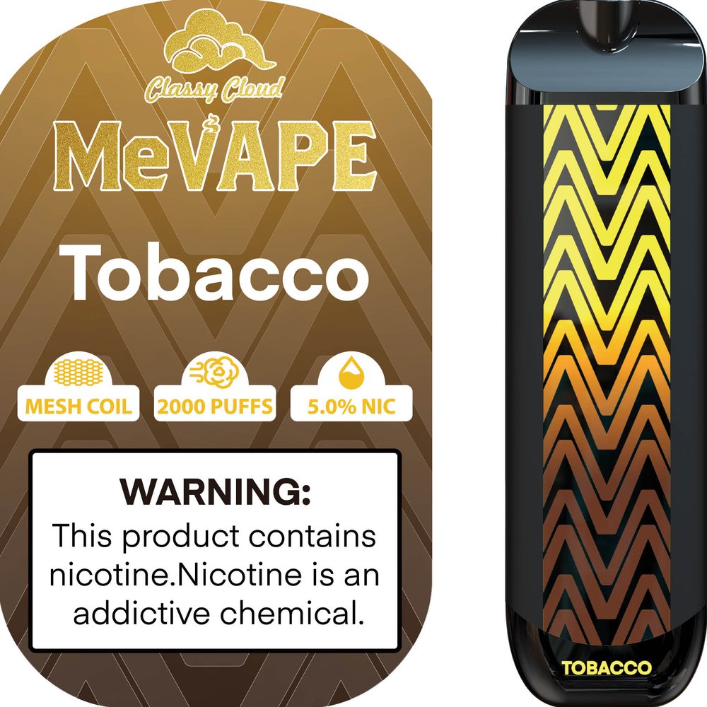 MEVAPE 2000 PUFFS TOBACCO 10CT