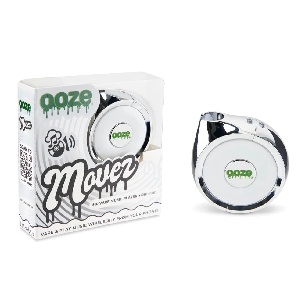 OOZE MOVEZ WIERLESS SPEAKER 510 VAPE BATTERY 12CT- COSMIC CHROME (44.99 Each)