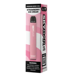 SKYBAR XL 2000 PUFFS STRAWBERRY ICE CREAM