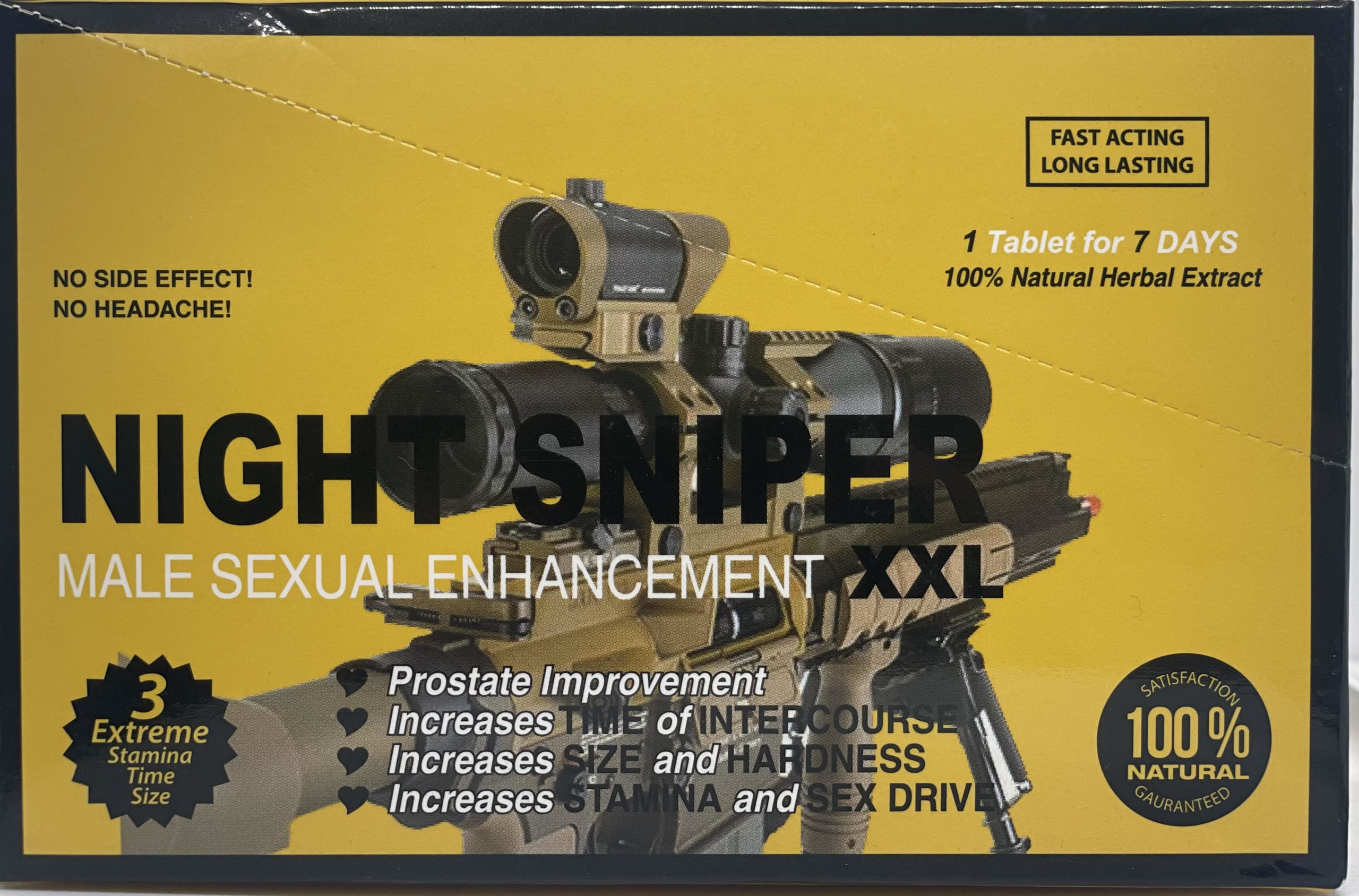 NIGHT SNIPER XXL MALE SEXUAL ENHANCEMENT