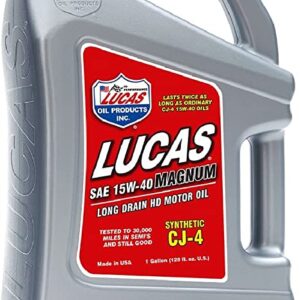 LUCAS OIL 15W-40 CJ-4 SYNTHETIC MOTOR OIL