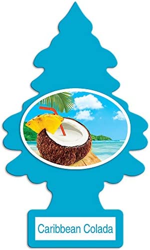 LITTLE TREES CAR FRESHENER- CARIBBEAN COLADA 24 1-PACK