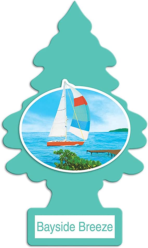 LITTLE TREES CAR FRESHENER- BAYSIDE BREEZE 24 1-PACK