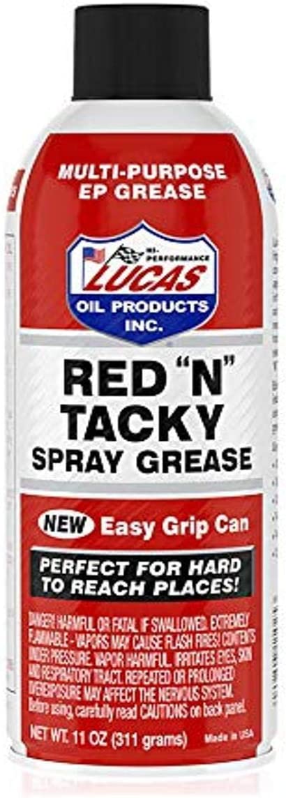 LUCAS OIL RED “N” TACKY SPRAY GREASE 11OZ