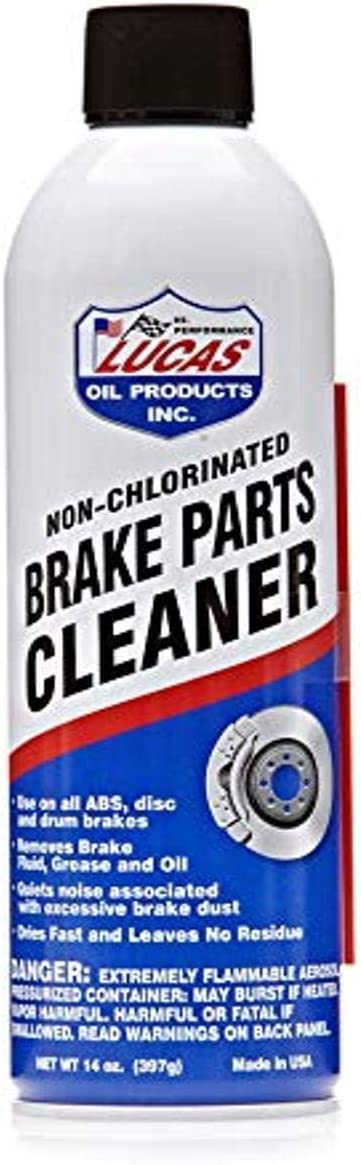 LUCAS OIL BRAKE PARTS AND CLEANER, 12X14OZ