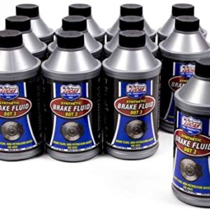 LUCAS OIL SYNTHETIC BRAKE FLUID DOT 3 (12-12OZ)