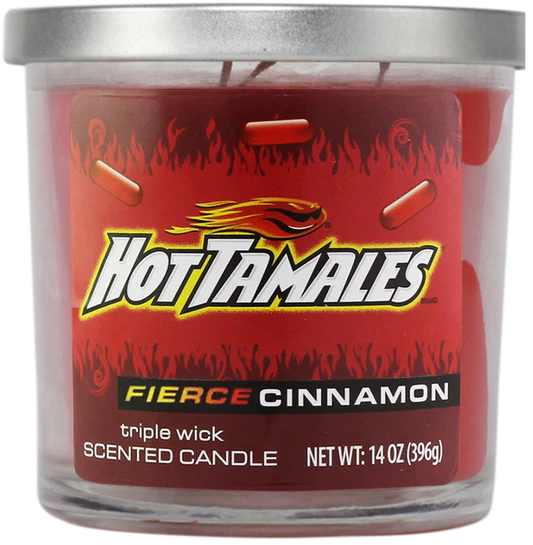 HOT TAMALES FIERCE CINNAMON CANDLE 14OZ