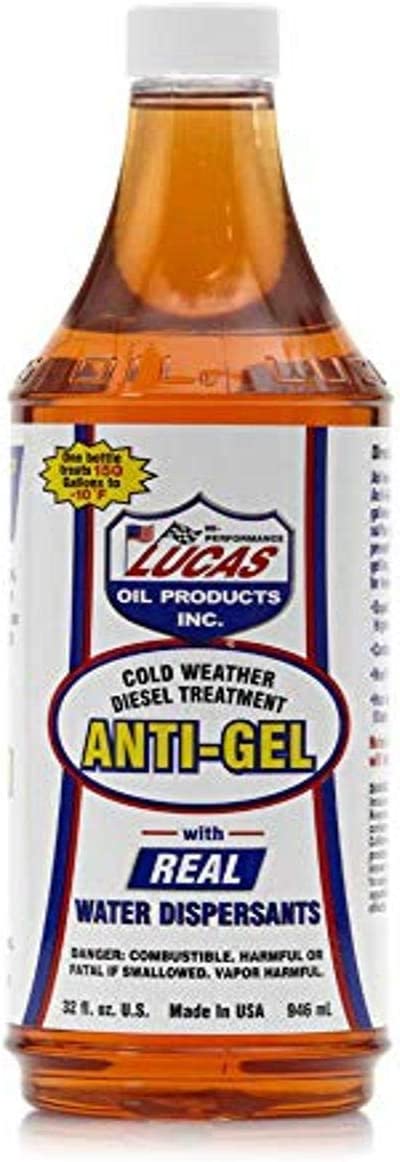 LUCAS ANTI-GEL GOLD WEATHER DIESEL ADDITIVE 12/1QT