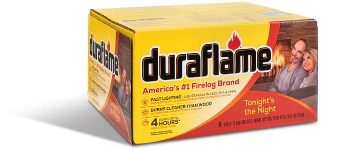 DURAFLAME FIRELOG TONIGHT’S THE NIGHT 6LB