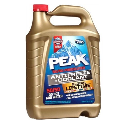 PEAK ANTIFREEZE+COOLANT- GLOBEL LIFETIME 50/50 1.GAL