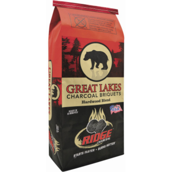 GREAT LAKES CHARCOAL BRIQUETTES 7.7LB