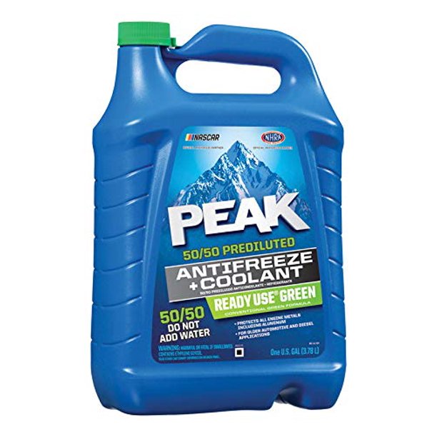 PEAK ANTIFREEZE+COOLANT- GREEN 50/50 1.GAL