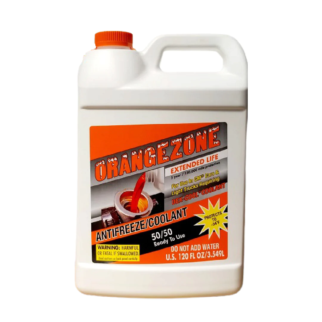 ORANGEZONE ANTIFREEZE+COOLANT- ORANGE 50/50 120 FL OZ