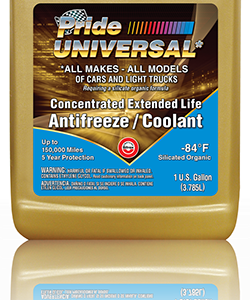 PRIDE EXTENDED LIFE ANTIFREEZE+COOLANT- UNIVERSAL GOLD-84° 1.GAL