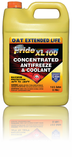 PRIDE XL-100 CONCENTRATE ANTIFREEZE+COOLANT- ORANGE 1.GAL