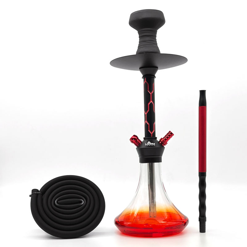 LOOM HOOKAH 18″- RED